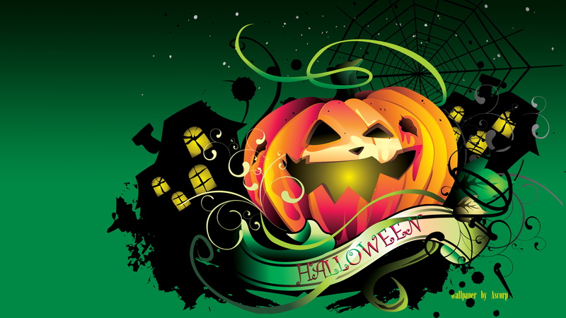 all saints day, hallowen, pumpkin, 4K