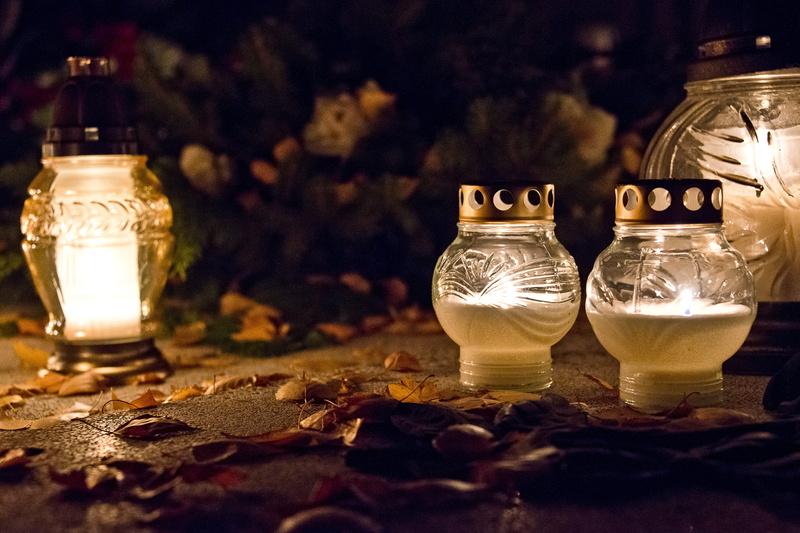 focus on foreground, still life, indoors, drink, holders, crockery, container, autumn, clear, fire - natural phenomenon, light, cemetery, illuminated, table