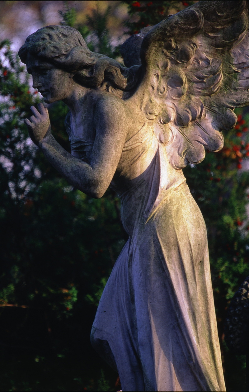 nature, spooky, human representation, representation, architecture, fine art statue, female likeness, tourism, evil, statues, tour, craft, Warsaw, day