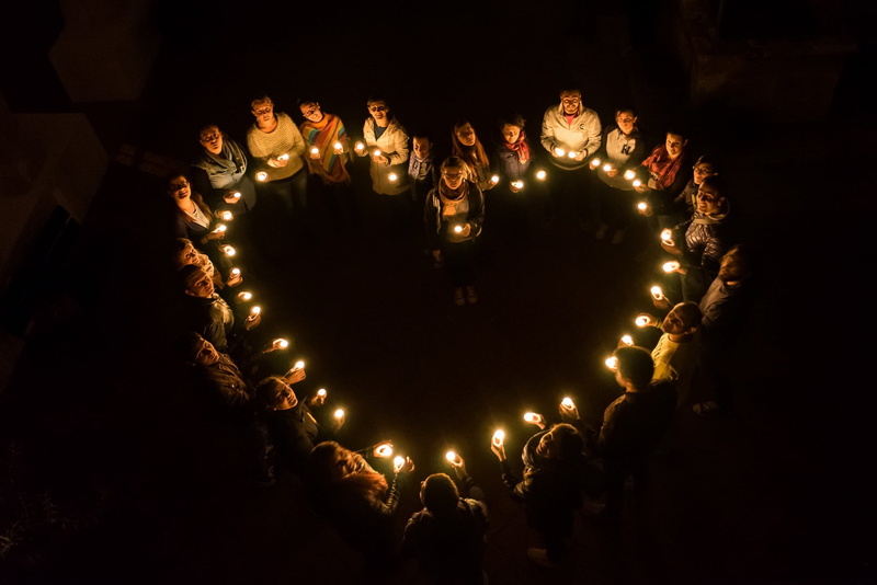Heartween, memory, 1080P, candles, heart, all saints day