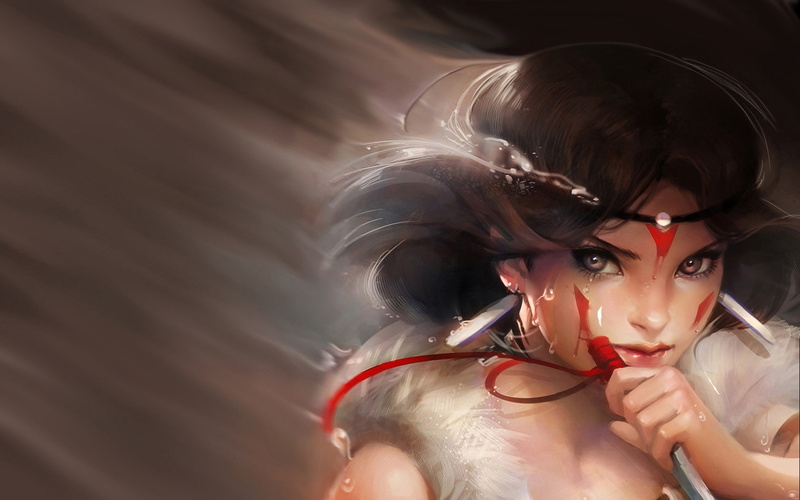 720P, princess, hd, movie, mononoke