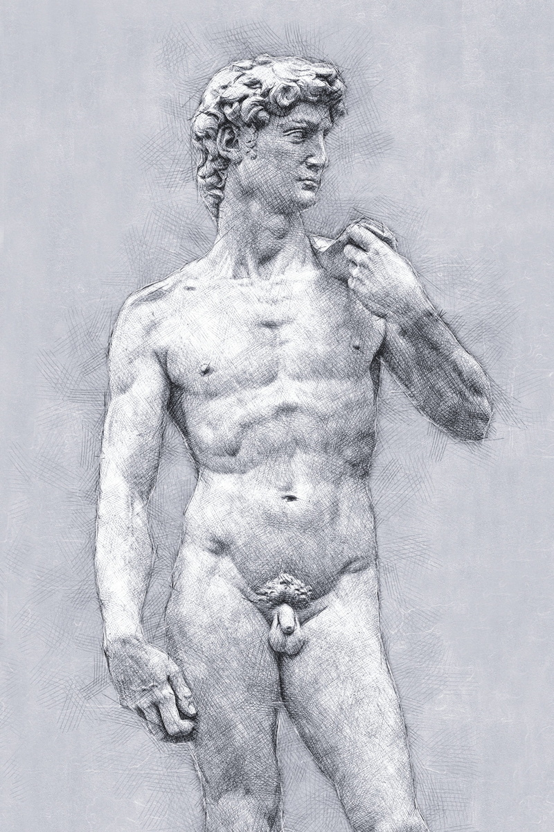 handsome, beautiful people, sculpture, 2K, revival, body care, males, art and craft, michelangelo, shirtless, masculinity, muscular build, body part, chest