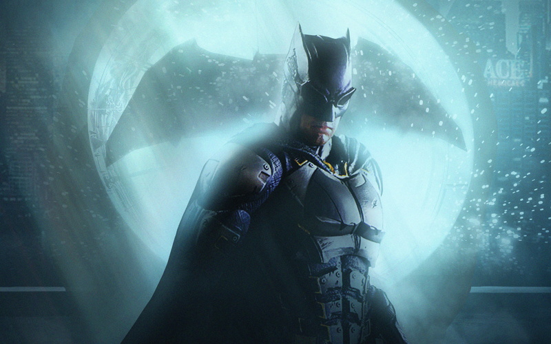 justice, real people, photography themes, snowing, league, batman, day, 2K, black color, portrait, winter, two people, knight, togetherness, clothing