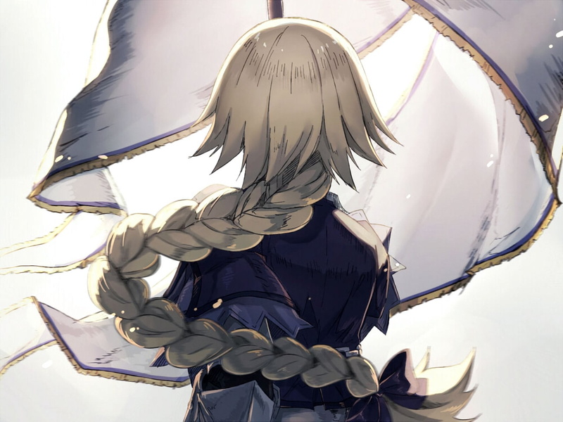 outdoors, Ruler (Fate/Grand Order), Fate/Grand Order, Ruler (Fate/Apocrypha), nature, real people, art and craft, adult, sky, obscured face, security, sunlight