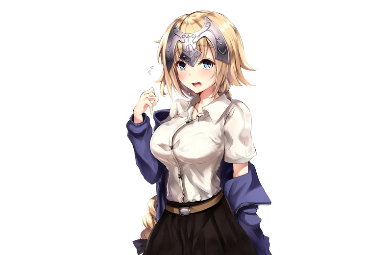 Fate Series, 1080P, Fate/Apocrypha, Jeanne dArc (Fate Series), Ruler (Fate/Apocrypha)