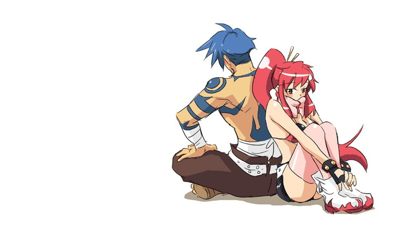 Anime, 1080P, Yoko Littner, Tengen Toppa Gurren Lagann, Kamina (Tengen Toppa Gurren Lagann)