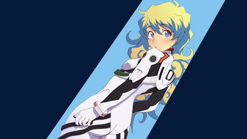 Anime, Neon Genesis Evangelion, Nia Teppelin, Crossover, Tengen Toppa Gurren Lagann, 1080P