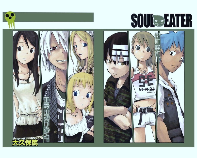 eater, SOUL EATER, nakatsukasa, art, kid, maka, death, evans, 720P, albarn, thompson, soul, stars, Black Star, patricia, star, space, tsuba, hd, black