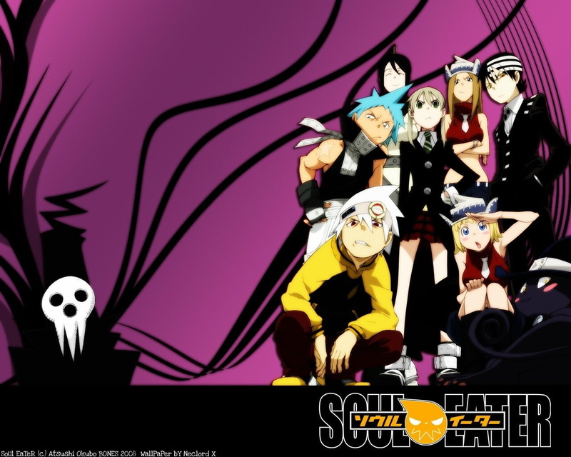 Patricia Thompson, Tsubaki Nakatsukasa, Soul Eater, Elizabeth Thompson, Anime, 720P, Death the Kid, Blair (Soul Eater), Black Star (Soul Eater)