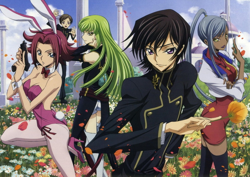 Villetta Nu, C.C. (Code Geass), Lelouch Lamperouge, Anime, Code Geass, Kallen Kōzuki, Rolo Lamperouge, 1080P