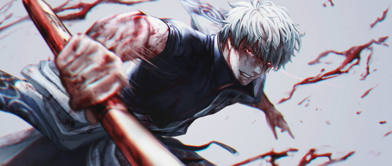 Gintoki Sakata, Gintama, Anime, 2K