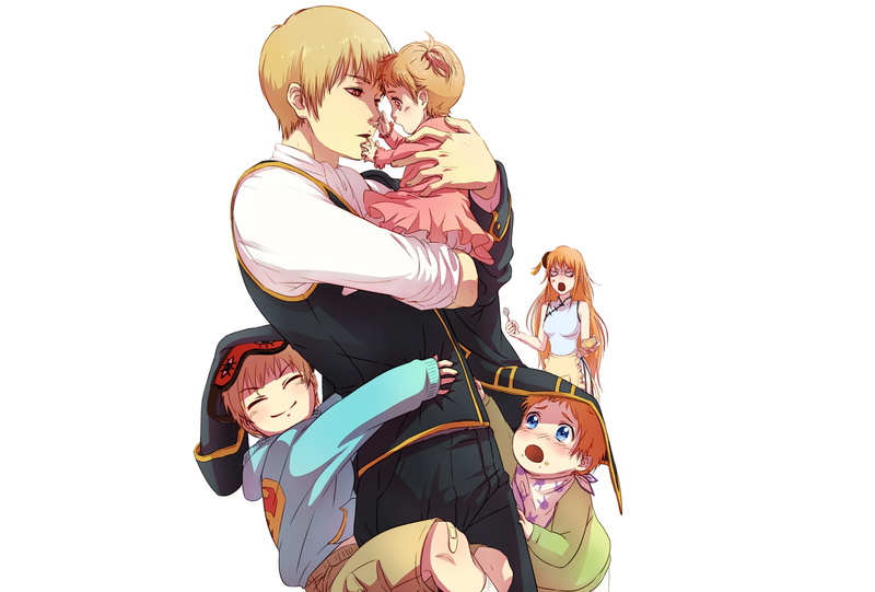 Okita Sougo, 4K, Kagura (Gintama), Gintama, Anime