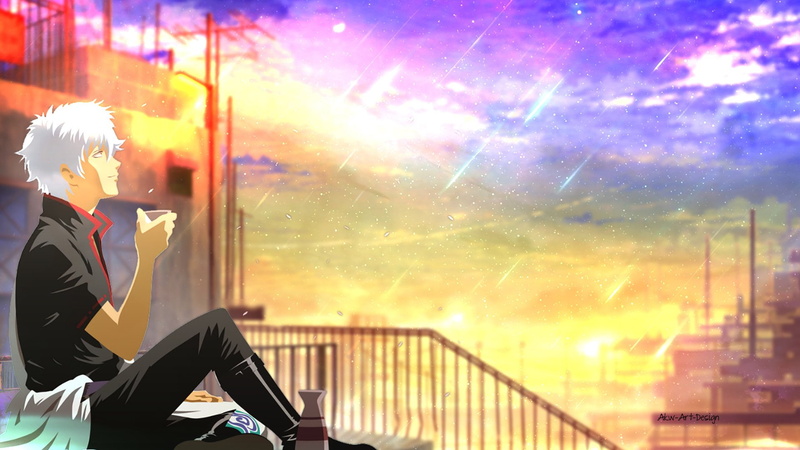 Gintama, 1080P, Anime, Gintoki Sakata