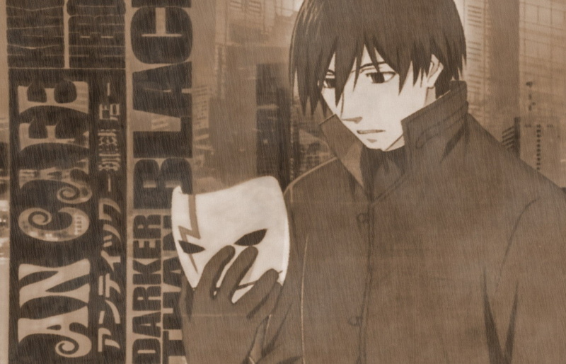 hairstyle, adult, contemplation, beautiful woman, anime, 720P, young women, window, transparent, Darker than Black, front view, mask, anime boys, Hei