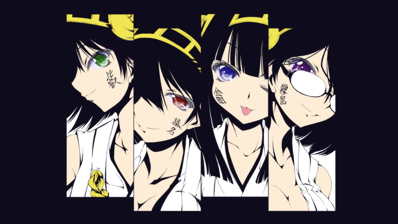 Anime, Hiei (Kancolle), 1080P, Kongou (Kancolle), Haruna (Kancolle), Kantai Collection, Kirishima (Kancolle)