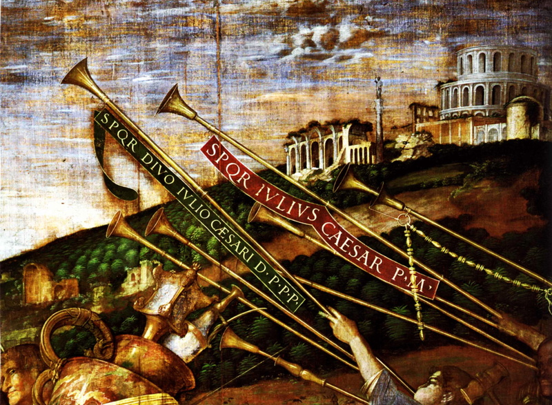 LesPorteurs Vases, 2K, 1490-1506, Andrea Mantegna, Toile IV des, Detail, Triomphes