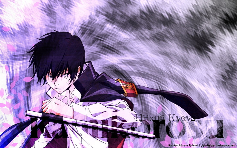 720P, Katekyō Hitman Reborn!, Anime, Kyoya Hibari