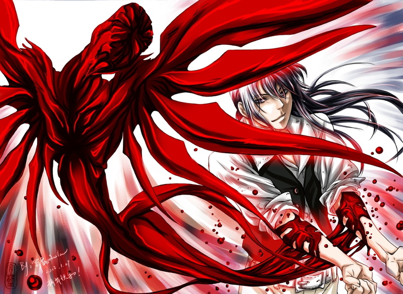 Yu Kanda, close-up, craft, Anime, motion, chaos, backgrounds, no people, creativity, white color, full frame, indoors, complexity, animal, D.Gray-man, abstract