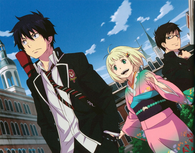 people, day, adult, Rin Okumura, Yukio Okumura, disguise, Ao No Exorcist, women, Anime, low angle view, mask, young women, art and craft, building exterior