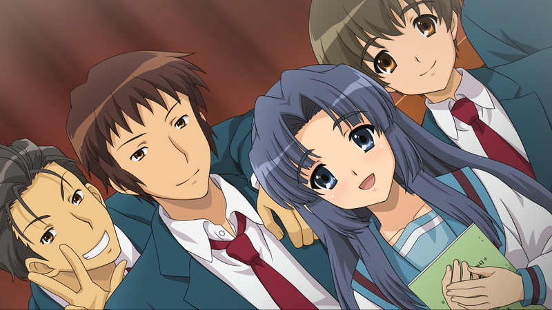 1080P, Taniguchi (Haruhi), The Melancholy Of Haruhi Suzumiya, Anime, Kyon (Haruhi), Ryōko Asakura, Suzumiya Haruhi no Yuuutsu, Kunikida (Haruhi)