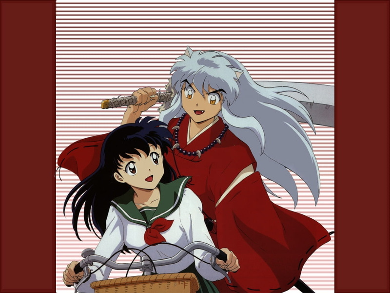 480P, art, anime, hd, Inuyasha, Kagome