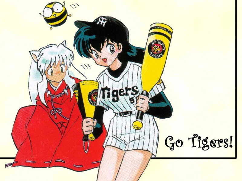 480P, x, baseball, Inuyasha, kagome, hd, sports, art