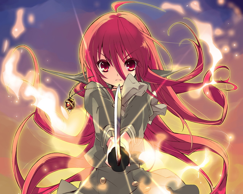 4K, Shana, Alastor (Shakugan no Shana), Shakugan No Shana, Anime Girls