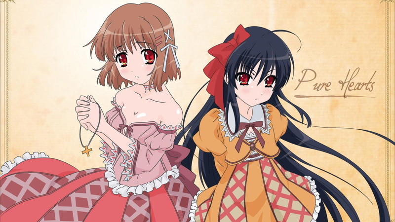 dress, shakugan, character, 1080P, 1920x1080, girl, hair, brown, shakugan no shana, blue, shana, anime, wearing
