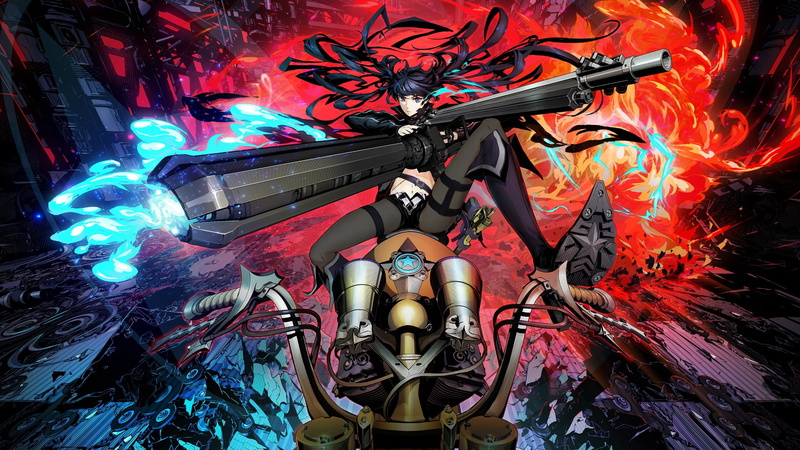 Black Rock Shooter, 2K, sea, representation, motion, nature, water, one person, black, sport, haired, multi colored, futuristic, disguise, headwear, male