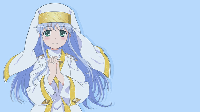 copy space, creativity, one person, evil, spirituality, angel, men, costume, human representation, blue, art and craft, nature, clear sky, anime anime girls to aru majutsu no index index librorum prohibitorum