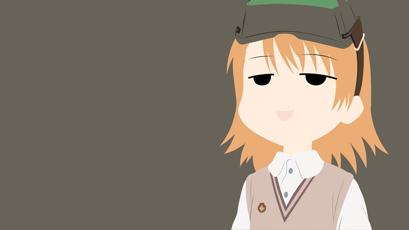 To Aru Kagaku No Railgun, Mikoto Misaka, Vector, 1080P, Minimalist, Anime