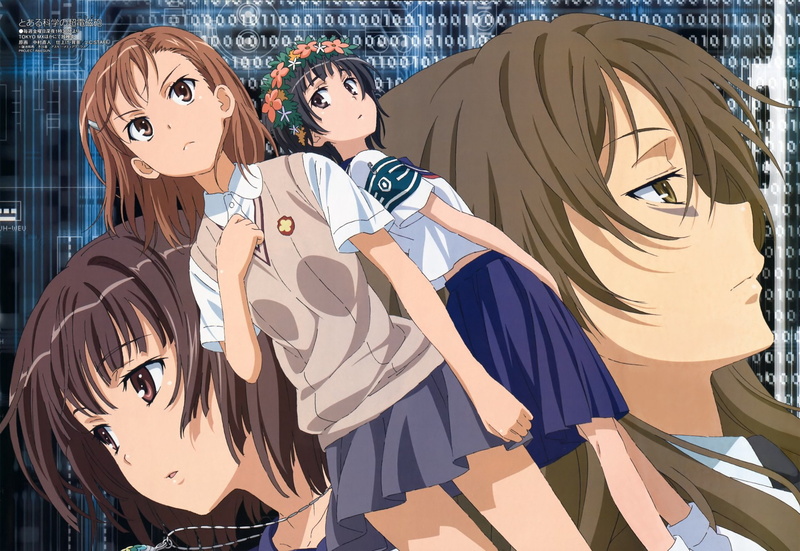 Mikoto Misaka, Erii Haruue, Kazari Uiharu, Harumi Kiyama, 1080P, To Aru Kagaku No Railgun, Anime