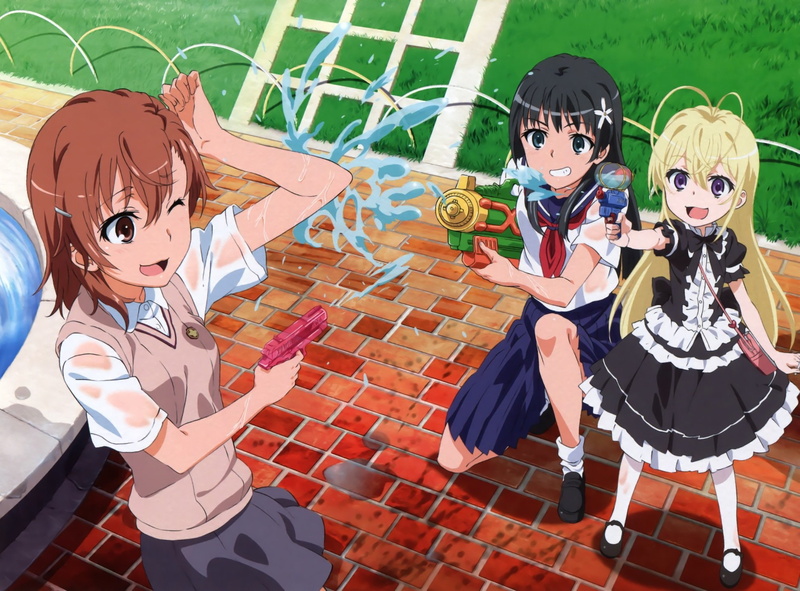misaka, mikoto, 1080P, saten, febrie, aru, ruiko, railgun, kagaku