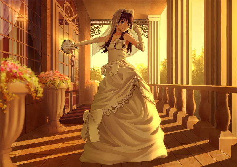 To Aru Kagaku No Railgun, flowering plant, religion, plant, outdoors, one person, full length, belief, beautiful woman, nature, fashion, Ruiko Saten, flower