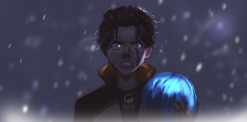 Re:ZERO -Starting Life in Another World-, Anime, Rem (Re:ZERO), Snow, 5K, Subaru Natsuki