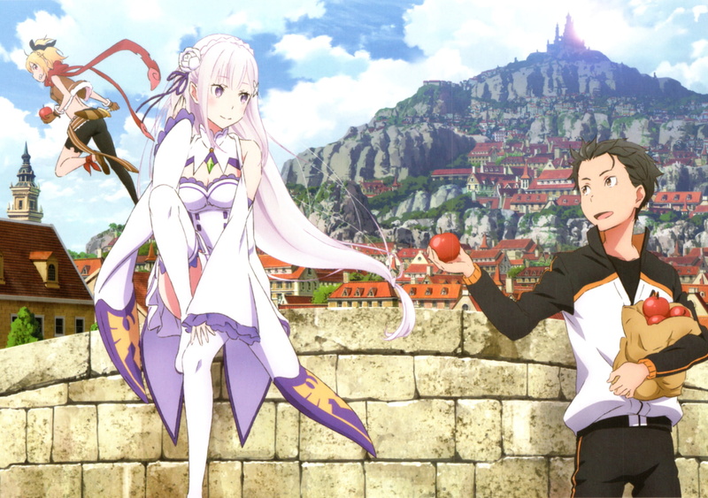 Anime, 1080P, Subaru Natsuki, Emilia (Re:ZERO), Re:ZERO -Starting Life in Another World-