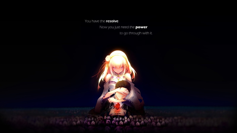 Anime, nature, full length, young adult, women, Subaru Natsuki, lifestyles, Emilia (Re:ZERO), adult, blond hair, night, outdoors, one person, Re:ZERO -Starting Life in Another World-