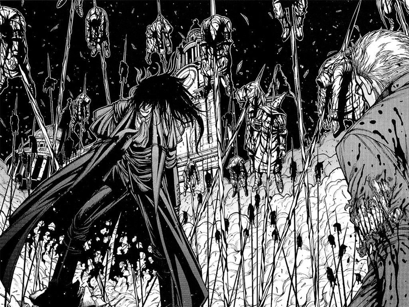 no people, leisure activity, 480P, Alucard, art and craft, anime, outdoors, human representation, representation, creativity, tree, nature, craft, plant