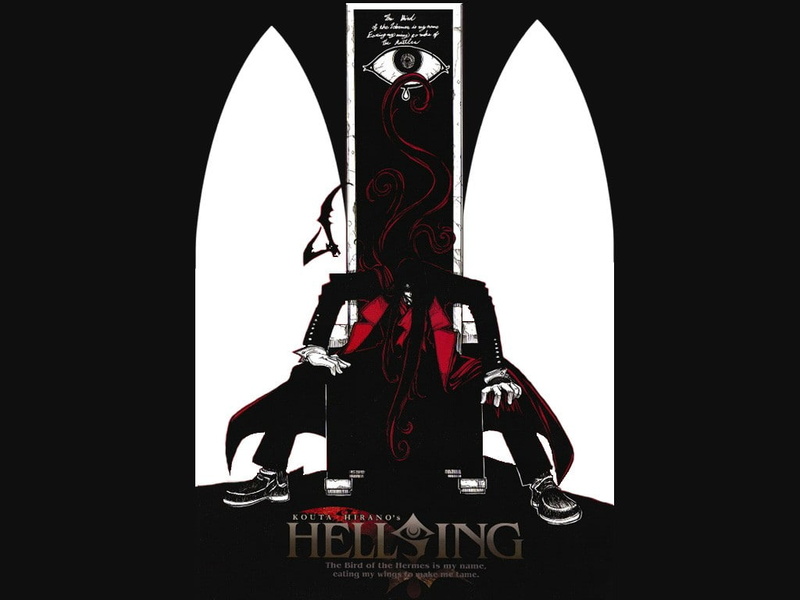 Alucard, Hellsing, copy space, portrait, 480P, art and craft, technology, architecture, creativity, one person, indoors, red, anime, studio shot, transportation