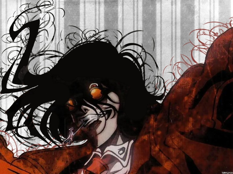 portrait, day, headshot, young adult, creativity, leisure activity, graffiti, 720P, indoors, human representation, representation, art and craft, Hellsing