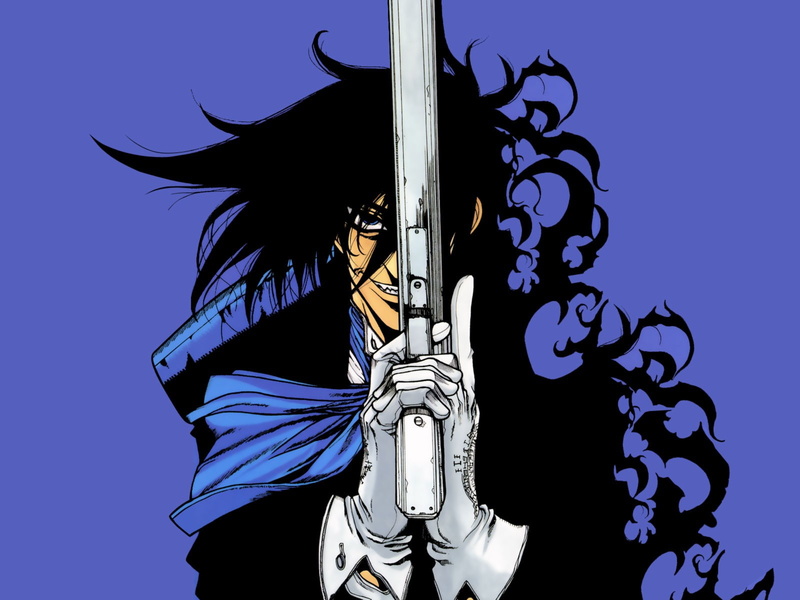 Alucard, anime, 720P, Hellsing