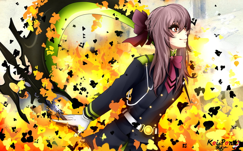 owari, seraph, 4K, hiiragi, ignseha, shinoa