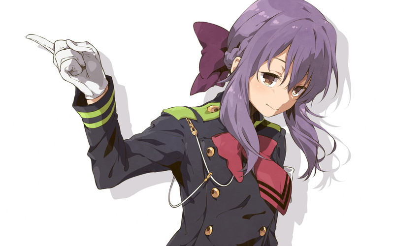 Owari No Seraph, 1080P, anime, anime girls, Hiiragi Shinoa