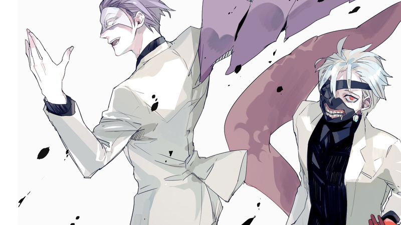 Tokyo Ghoul:re, 4K, Haise Sasaki, Ken Kaneki, Anime, Shū Tsukiyama
