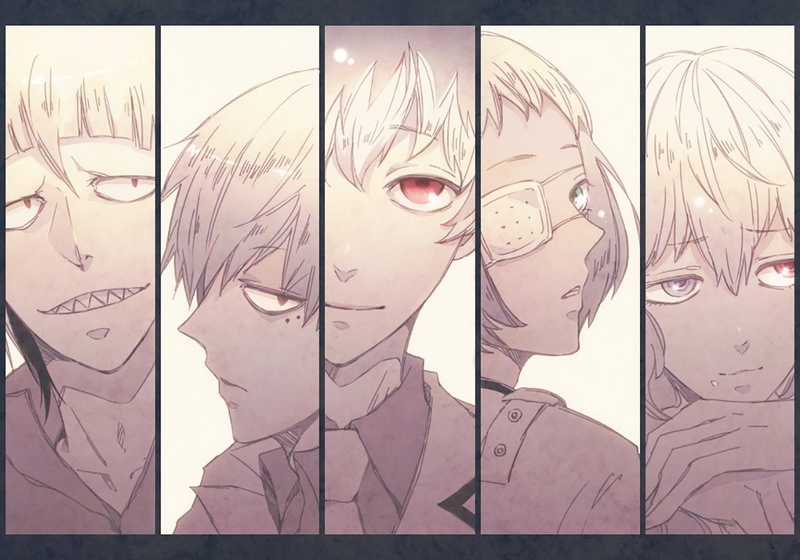 720P, Tooru Mutsuki, Ken Kaneki, Ginshi Shirazu, Anime, Haise Sasaki, Kuki Urie, Saiko Yonebayashi, Tokyo Ghoul:re, Tokyo Ghoul