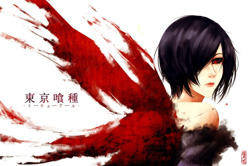 720P, touka, kushu, tokyo, signature, kagune, back, kirishima