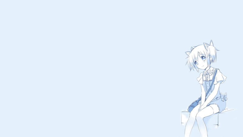 nature, sky, representation, creativity, mammal, communication, 1080P, Mahou Shoujo Madoka Magica, Kaname Madoka, clear sky, one animal, studio shot, technology