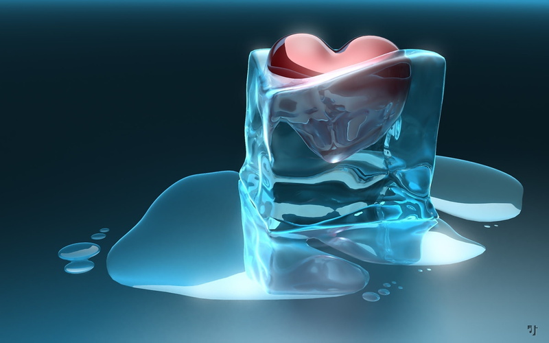 Liquid, 3d, humor, art, mood, ice, love, CG, digital, water, valentine, 1080P, emotion, heart, funny, romance, artistic