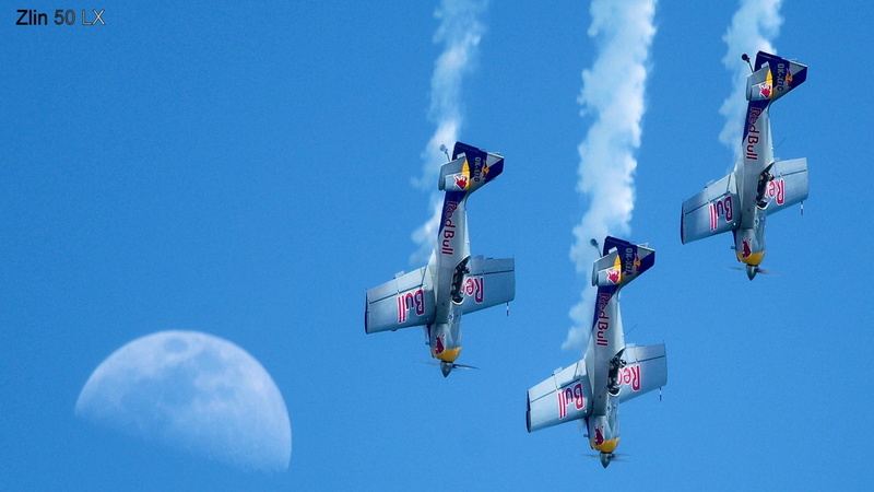 plane, lx, 1080P, moon, aircraft planes, three, zlin