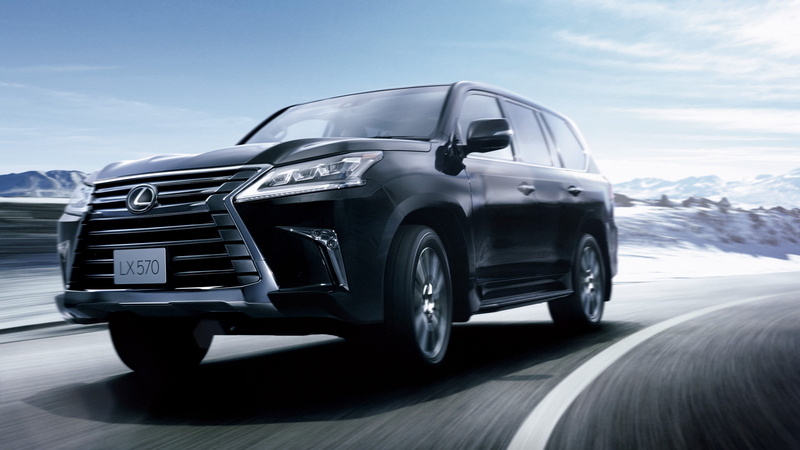 Lexus LX 570, black, test, 4K, Lexus